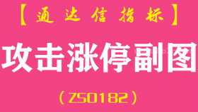 [ZS0182]攻击涨停-通达信副图指标公式