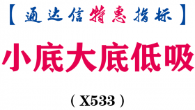 【通达信指标】小底大底低吸-副图指标公式（X533）