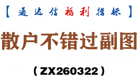 [ZX260322]散户不错过副图－通达信指标源码分享