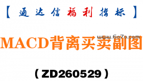 [ZD260529]MACD背离买卖副图－通达信指标源码分享