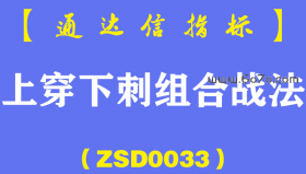 [ZSD0033]上穿下刺组合战法︰就靠这个组合我赚到了人生的第一桶金有一阵子我专门研究这个组合，有三点特别重要
