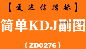 [ZD0276]简单KDJ副图-通达信指标公式