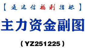 [YZ251225]主力资金副图－通达信指标源码分享