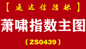 [ZS0439]萧啸指数主图-通达信指标公式-专门看指数的主图