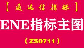 [ZS0711]ENE指标主图--通达信指标公式-趋势/选股+预警（含手机版）