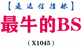 【通达信指标】最牛的BS-副图指标公式（X1045）