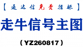 [YZ260817]走牛信号主图－通达信指标源码分享