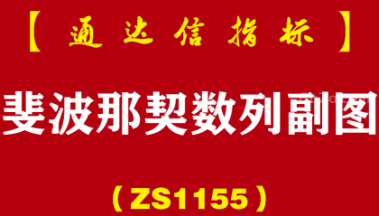 [ZS1155]斐波那契数列副图-通达信指标公式