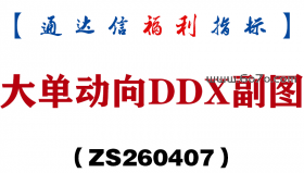 [ZS260407]大单动向DDX副图－通达信指标源码分享
