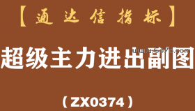 [ZX0374]超级主力进出副图-通达信指标公式