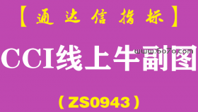 [ZS0943]CCI线上牛副图-通达信指标公式