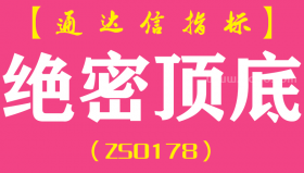 [ZS0178]绝密顶底-通达信副图指标公式