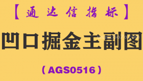 [AGS0516]凹口掘金主副图-通达信指标公式