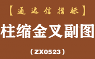 [ZX0523]柱缩金叉副图-通达信指标公式