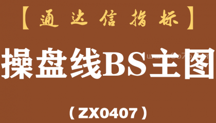 [ZX0407]操盘线BS主图-通达信指标公式