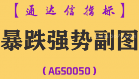 [AGS0050]暴跌强势-通达信副图指标公式