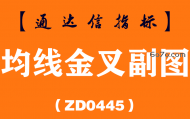 [ZD0445]均线金叉副图-通达信指标公式