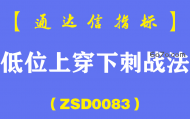 [ZSD0083]低位上穿下刺战法:你是不是喜欢买在很漂亮的放量上涨大阳线上？那里是我的短线卖点！我喜欢微妙位！