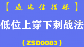 [ZSD0083]低位上穿下刺战法:你是不是喜欢买在很漂亮的放量上涨大阳线上？那里是我的短线卖点！我喜欢微妙位！