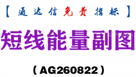 [AG260822]短线能量副图-通达信指标源码分享
