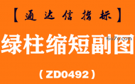 [ZD0492]绿柱缩短副图-通达信指标公式
