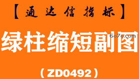 [ZD0492]绿柱缩短副图-通达信指标公式