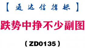[ZD0135]跌势中挣不少副图-通达信指标公式