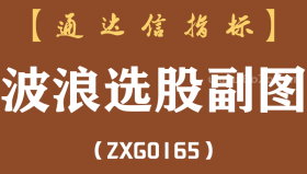 [ZXG0165]波浪选股副图-通达信指标公式-黄上持股黄下持币精准（含手机版）