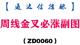 [ZD0060]周线金叉必涨副图-通达信指标公式