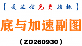 [ZD260930]底与加速副图-通达信指标源码分享