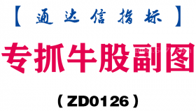 [ZD0126]专抓牛股副图-通达信指标公式