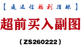 [ZS260222]超前买入副图－通达信指标源码分享