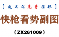 [ZX261009]快枪看势副图－通达信指标源码分享