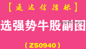 [ZS0940]选强势牛股副图-通达信指标公式