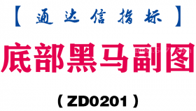 [ZD0201]底部黑马副图-通达信指标公式