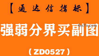 [ZD0527]强弱分界买副图-通达信指标公式