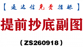 [ZS260918]提前抄底副图-通达信指标源码分享