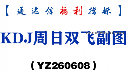 [YZ260608]KDJ周日双飞副图－通达信指标源码分享
