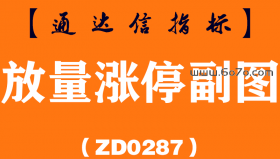 [ZD0287]放量涨停副图-通达信指标公式