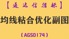 [AGS0174]均线粘合优化-通达信副图指标公式