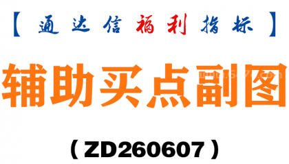 [ZD260607]辅助买点副图－通达信指标源码分享
