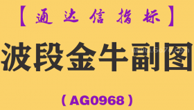 [AG0968]波段金牛副图-通达信指标公式