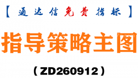 [ZD260912]指导策略主图-通达信指标源码分享
