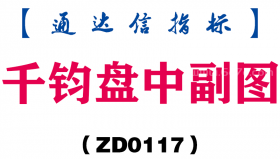 [ZD0117]千钧盘中副图-通达信指标公式