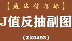 [ZX0493]J值反抽副图-通达信指标公式