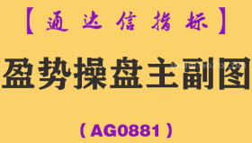 [AG0881]盈势操盘主副图-通达信指标公式-盈亏比操盘体系实战应用
