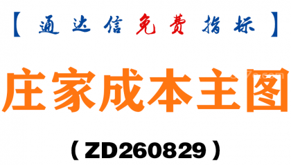 [ZD260829]庄家成本主图-通达信指标源码分享