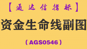 [AGS0546]资金生命线副图-通达信指标公式