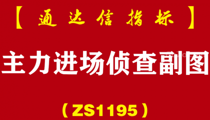 [ZS1195]主力进场侦查副图-通达信指标公式