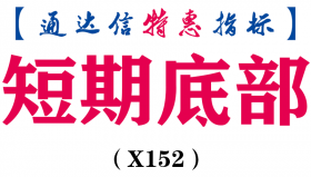 【通达信指标】短期底部-副图指标公式（X152）